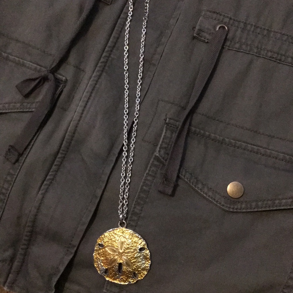 Sand dollar necklace